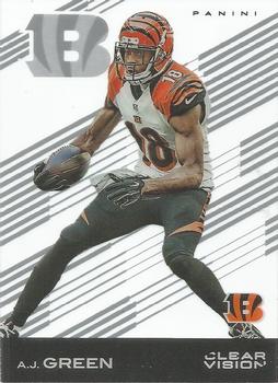2015 Panini Clear Vision #5 A.J. Green Front