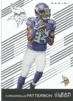 2015 Panini Clear Vision #59 Cordarrelle Patterson Front