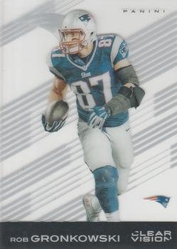 2015 Panini Clear Vision #41 Rob Gronkowski Front