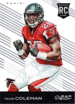 2015 Panini Clear Vision #116 Tevin Coleman Front