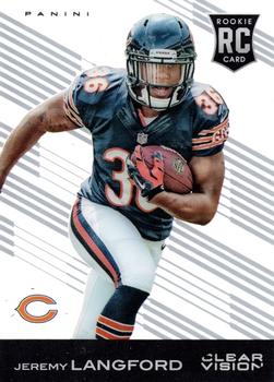 2015 Panini Clear Vision #134 Jeremy Langford Front