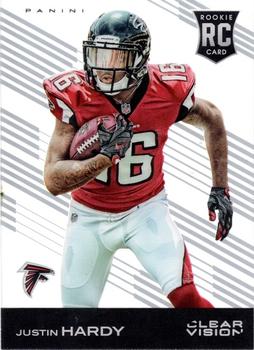 2015 Panini Clear Vision #135 Justin Hardy Front