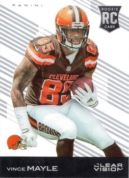 2015 Panini Clear Vision #136 Vince Mayle Front