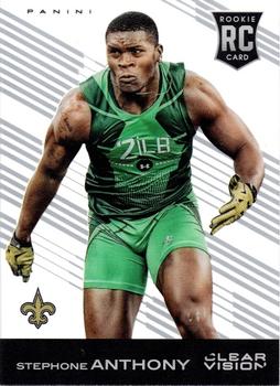 2015 Panini Clear Vision #155 Stephone Anthony Front