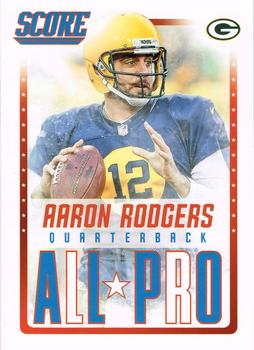2015 Score - All-Pro Glossy #3 Aaron Rodgers Front