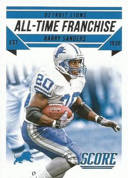 2015 Score - All-Time Franchise #2 Barry Sanders Front