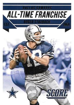 2015 Score - All-Time Franchise #8 Roger Staubach Front