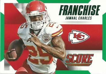 2015 Score - Franchise Green #16 Jamaal Charles Front