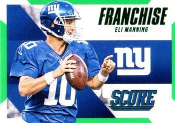 2015 Score - Franchise Green #17 Eli Manning Front