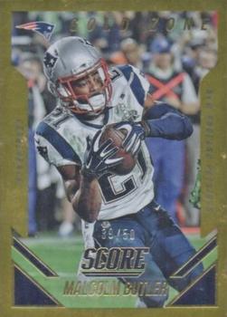 2015 Score - Gold Zone #16 Malcolm Butler Front