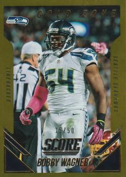 2015 Score - Gold Zone #35 Bobby Wagner Front