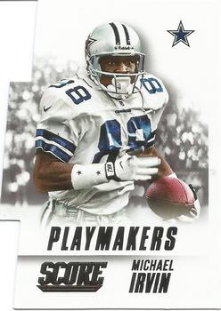 2015 Score - Playmakers #7 Michael Irvin Front