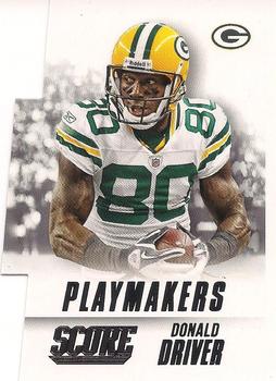 2015 Score - Playmakers #16 Donald Driver Front