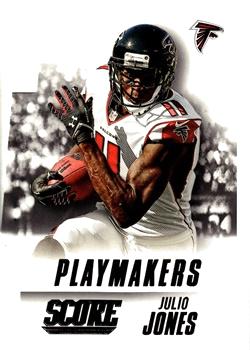 2015 Score - Playmakers #18 Julio Jones Front