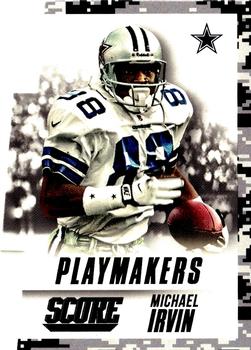 2015 Score - Playmakers Night Camo #7 Michael Irvin Front