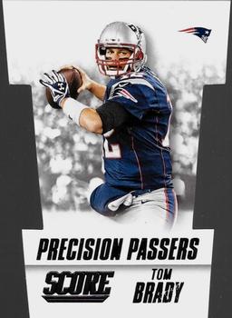 2015 Score - Precision Passers #1 Tom Brady Front