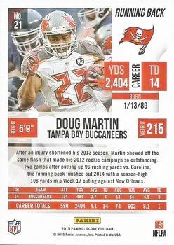 2015 Score - Red Zone #21 Doug Martin Back