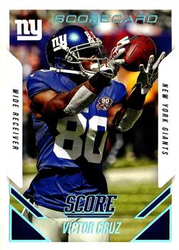 2015 Score - Scorecard #20 Victor Cruz Front