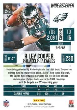 2015 Score - Scorecard #248 Riley Cooper Back