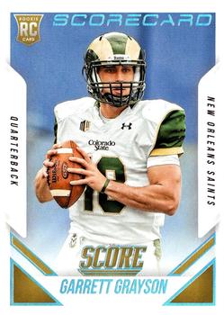 2015 Score - Scorecard #367 Garrett Grayson Front