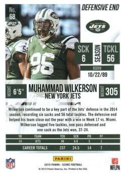 2015 Score - Showcase #68 Muhammad Wilkerson Back