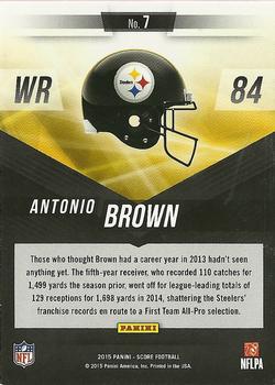 2015 Score - Veteran Helmets #7 Antonio Brown Back