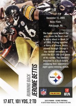 2015 Score - The Great Outdoors #9 Jerome Bettis Back