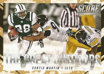 2015 Score - The Great Outdoors Desert Camo #8 Curtis Martin Front