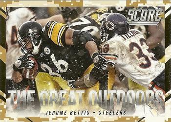 2015 Score - The Great Outdoors Desert Camo #9 Jerome Bettis Front