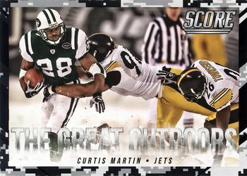 2015 Score - The Great Outdoors Night Camo #8 Curtis Martin Front