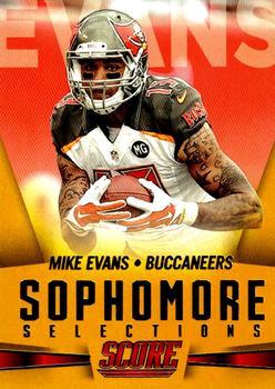 2015 Score - Sophomore Selections Gold #10 Mike Evans Front