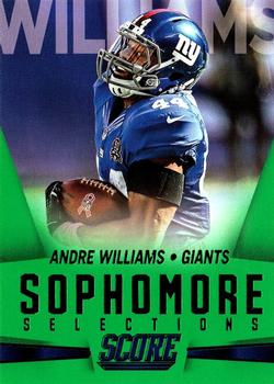 2015 Score - Sophomore Selections Green #11 Andre Williams Front
