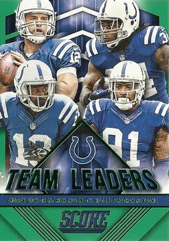 2015 Score - Team Leaders Green #17 Jonathan Newsome / Andrew Luck / T.Y. Hilton / Trent Richardson Front