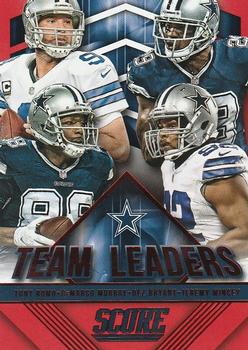2015 Score - Team Leaders Red #5 Dez Bryant / Jeremy Mincey / DeMarco Murray / Tony Romo Front