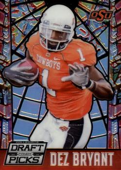 2015 Panini Prizm Collegiate Draft Picks - Stained Glass #19 Dez Bryant Front
