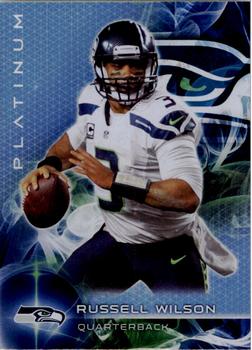 2015 Topps Platinum #50 Russell Wilson Front