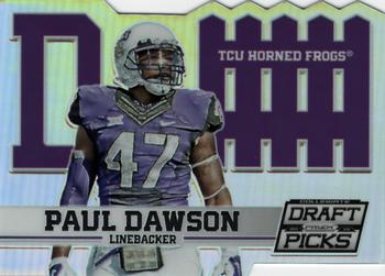 2015 Panini Prizm Collegiate Draft Picks - D Fence Die Cuts #23 Paul Dawson Front