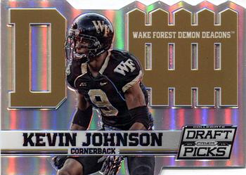 2015 Panini Prizm Collegiate Draft Picks - D Fence Die Cuts #37 Kevin Johnson Front
