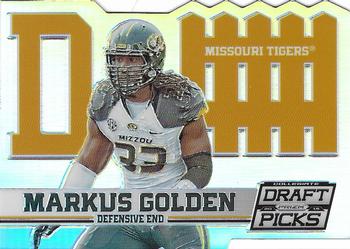 2015 Panini Prizm Collegiate Draft Picks - D Fence Die Cuts #38 Markus Golden Front