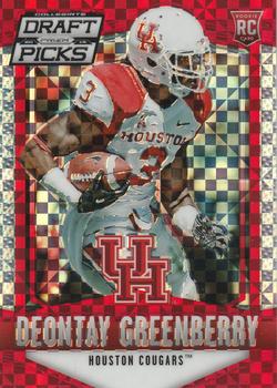 2015 Panini Prizm Collegiate Draft Picks - Prizms Red Power #166 Deontay Greenberry Front