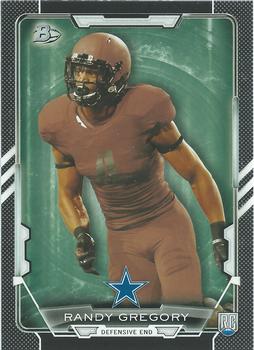 2015 Bowman - Rookies Black #6 Randy Gregory Front