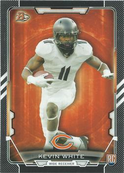 2015 Bowman - Rookies Black #75 Kevin White Front
