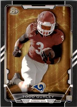 2015 Bowman - Rookies Black #28 Todd Gurley Front
