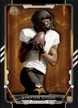 2015 Bowman - Rookies Black #50 Stefon Diggs Front