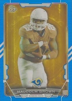 2015 Bowman - Rookies Blue #36 Malcolm Brown Front