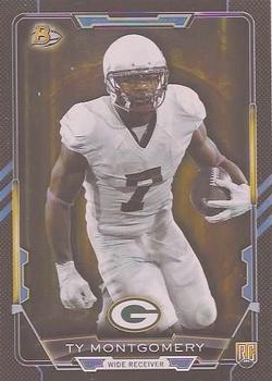 2015 Bowman - Rookies Rainbow Black #51 Ty Montgomery Front