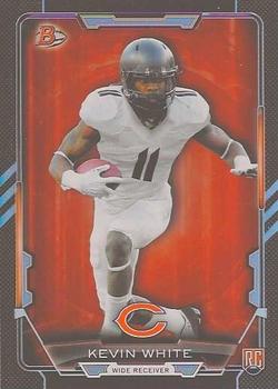 2015 Bowman - Rookies Rainbow Black #75 Kevin White Front