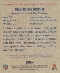 2015 Bowman - '48 Bowman Minis #BM-BB Brandon Bridge Back