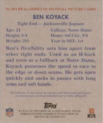 2015 Bowman - '48 Bowman Minis #BM-BK Ben Koyack Back