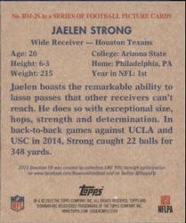 2015 Bowman - '48 Bowman Minis #BM-JS Jaelen Strong Back